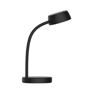 Lindby Tijan stolová LED, čierna, ohybné rameno