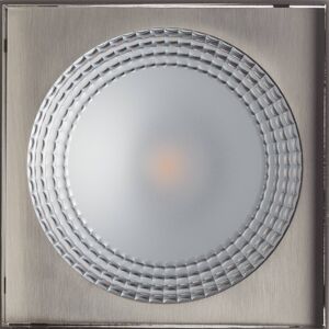 Helestra Kari stropné LED svietidlo hranaté, nikel
