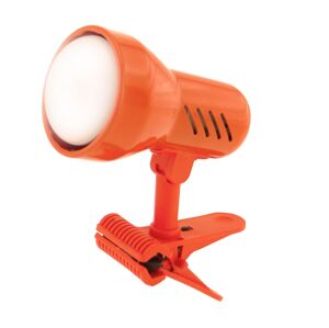 Lampička s klipem E14 velká oranžová